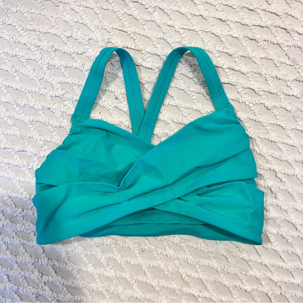 Lululemon Teal Racerback Swim Top Size 4